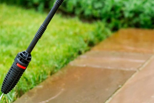 Pressure washing project